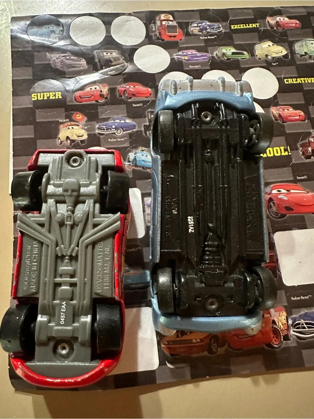 Disney/Pixar CARS Lightning McQueen & Finn McMissle